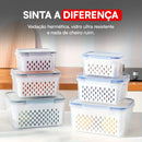 [LEVE 9 PAGUE 1] Kit Marmitas de Vidro Herméticas – ConservaGlass | ÚLTIMAS UNIDADES